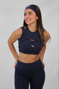 Top Capella Azul Marino