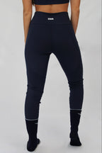 Legging Capella Azul Marino Con Cortes