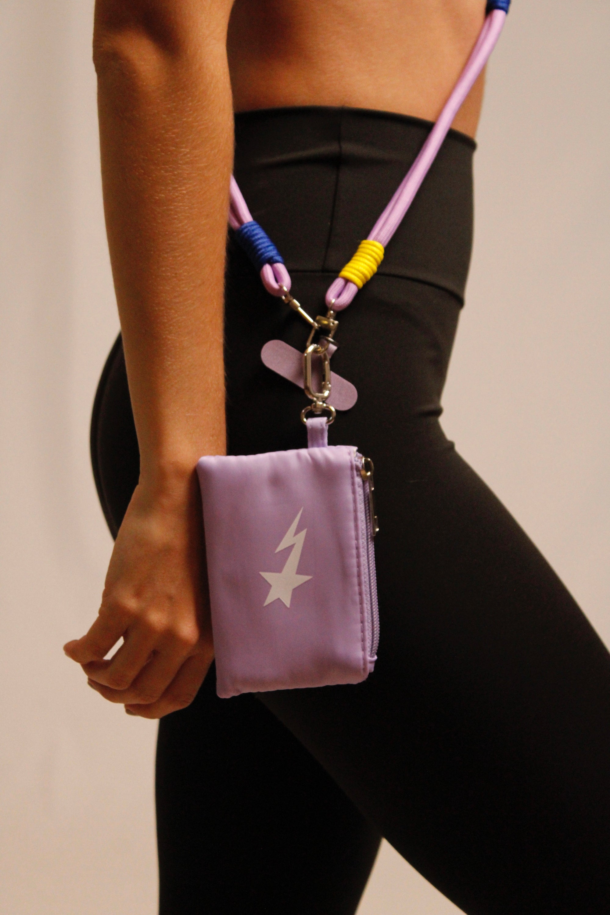 Strap Tania Lavanda-Azul Marino-Amarillo