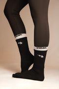 Medias Chara Negro-Blanco